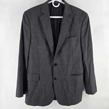 Brooks Brothers Blazer Mens 42R Grey Pinstripe 1818 Fitzgerald Sport Coat