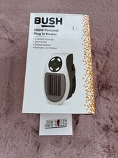 Bush 500W Personal Plug in Heater Brand New