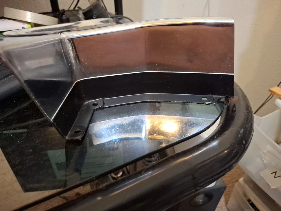 DE COLECCIÓN 1970-72 CARROCERÍA A 71 DODGE DARDO GUARDABARROS EXTENSIÓN PIEZA CROMADA OEM MOPAR Foto 2 de 4