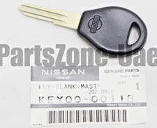 KEY00-00118 Genuine Nissan KEY-BLANK,MASTER OEM
