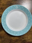 Vintage Corning Ware STRATEGIC AIR COMMAND 9 3/8" Plate Turquoise Stars USA