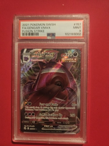 Gengar VMAX graded PSA 9 for sale on eBay