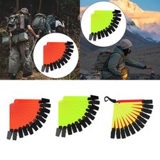 12x Reflective Trail Markers Clips Fluorescent Tree Reflectors Glow in The Dark
