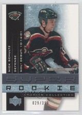 2001-02 Upper Deck Premier Collection Super Rookie 29/399 Nick Schultz #66 0o9