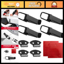 4 Pcs Car Bumper Clip Hasp Kit Carbon Fiber Security Hooks Quick Release Faste 4 Pcs Car Bumper Clip Hasp Kit Carbon Fiber Security Hooks Quick Release Faste