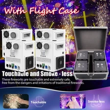 1200W Cold Spark Machine Stage Effect DMX Firework DJ Disco Wedding Up to 18 Fts