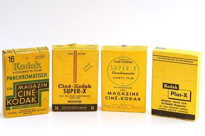 Kodak Film Konvolut für 16mm Magazin Cine Kodak / Plus-X - abgelaufen !