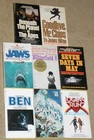 Lot of 8 MOVIE TIE-IN 1960's-1970's Paperbacks JAWS, BUTTERFIELD 8, LOGAN'S RUN+
