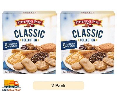 (Pack of 2)Pepperidge Farm Holiday Classic Cookie Collection,9 Cookie Varieties