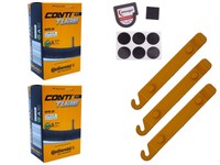 2X Fahrrad Schlauch 26 Zoll 48-559 Continental Av 40Mm Autoventil Schrader / Set