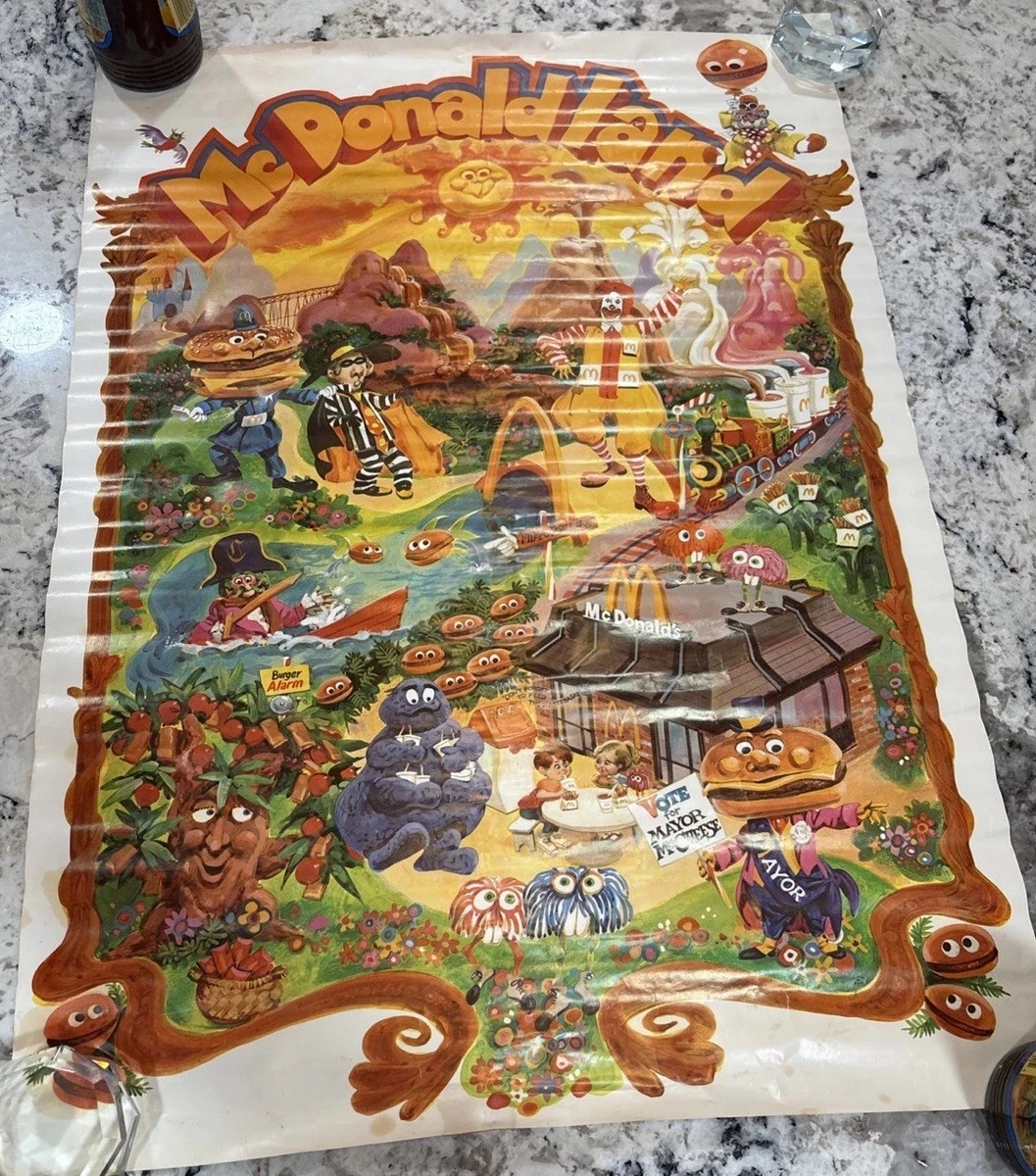 mcdonalds poster products for sale | eBay