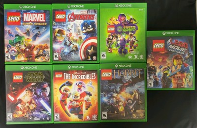 Lego Video Game Bundle (Microsoft Xbox One) Lot of 7 - Tested