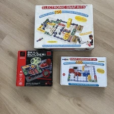 Elenco Electronics Snap Circuits SC-750 + SC-100 + Circuit maker Experiment Kits