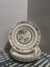 5 floral ~ Spode COWSLIP Dinner Plates made in England