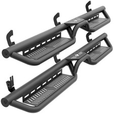 Double Cab Running Boards Side Steps Compatible with 2007-2018 Chevy Silverado