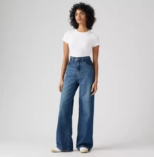 BEST PRICE Levi's® Cinch Baggy Women's Jeans, Chasing Dreams - Medium Wash | New