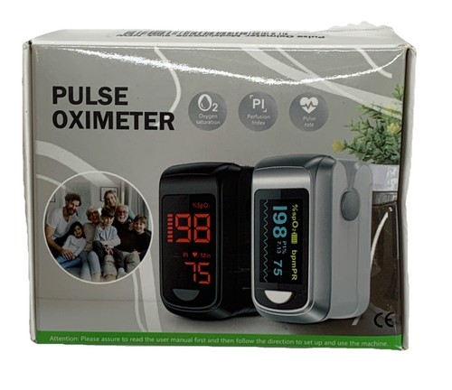 Finger Tip Pulse Oximeter Meter Blood Oxygen Saturation Heart Rate Monitor Spo2