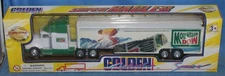 Golden Wheel Series Super Haulers Mountain Dew Diecast Semi Truck 1996
