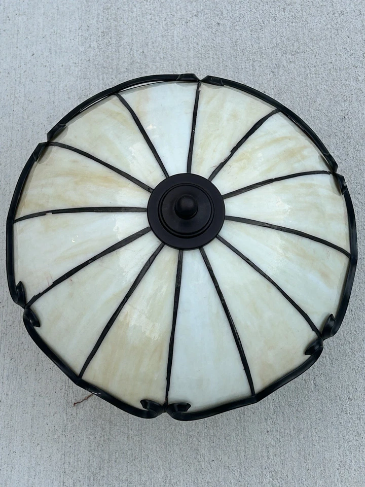 Lámpara de techo interior semi-enjuagada vintage Kichler Clarice 2 luces modelo: 38164 Foto 2 de 4