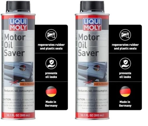 LIQUI MOLY Motor Oil Saver | 300 ml | additive 300 Milliliter (Pack of 2) 