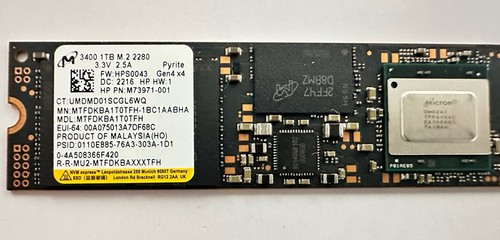UNIDADES DE ESTADO sólido Micron MTFDKBA1T0TFK-1BC1AABYY - SSD 2450 1