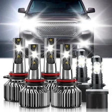 For GMC Yukon 2001-2004 LED Headlight Bulb Fog Light High/Low Beam Super Bright