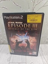 Star Wars: Episode III 3 Revenge Of The Sith Playstation 2 TESTED! No Manual 