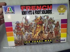 Italeri French Knights & Foot Soldiers 100 Ye...