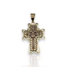 Cross Pendant - 14K Yellow Gold