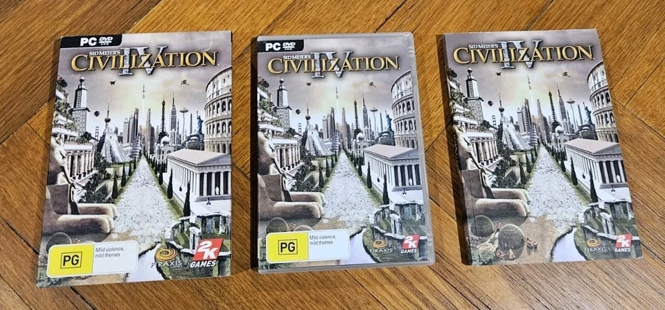 Sid Meier’s Civilization IV (PC DVD-ROM, 2005) • Big Box • Complete with Manual - Image 2 of 4