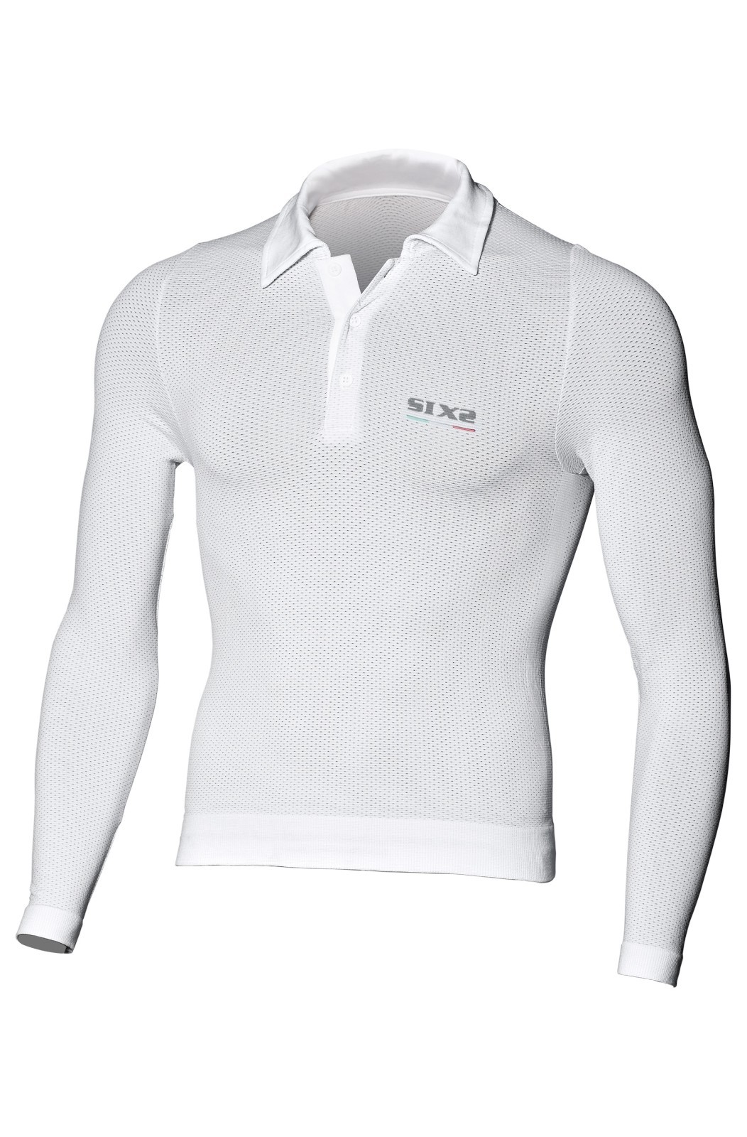 SIXS POLO TECNICA MANICHE LUNGHE SPORTIVA BIANCA POL2 MOTO CROSS ENDURO BICI MTB SIXS POLO TECNICA MANICHE MANICHE MANICHE LUNGHE SPORTIVA BIANCA POL2 MOTO CROSS ENDURO BICI MTB 7e89ea