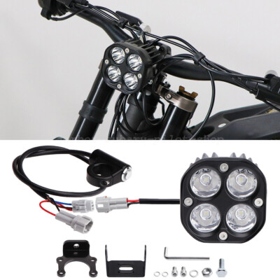 URLWALL Black Headlight Kit With Switch 60W Plug N Play For Surron Light Bee X