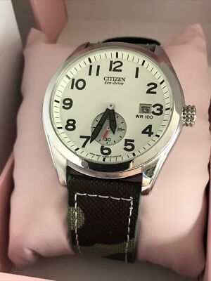 CITIZEN BV1080-18A ミリタリーデザイン エコドライブ スモセコ CITIZEN シチズン エコドライブ 海外モデル BV1080-18A AT2290