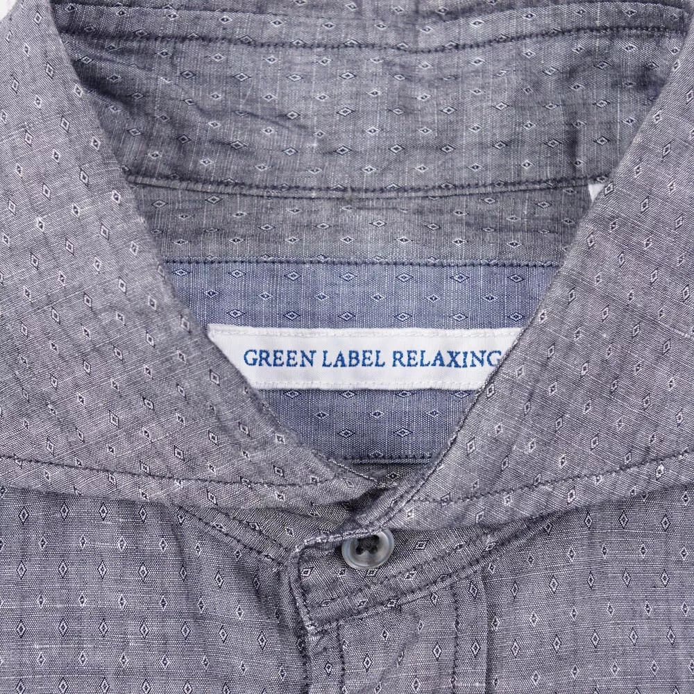UNITED ARROWS Green Label Relaxing Chambray Cotton-Linen Shirt