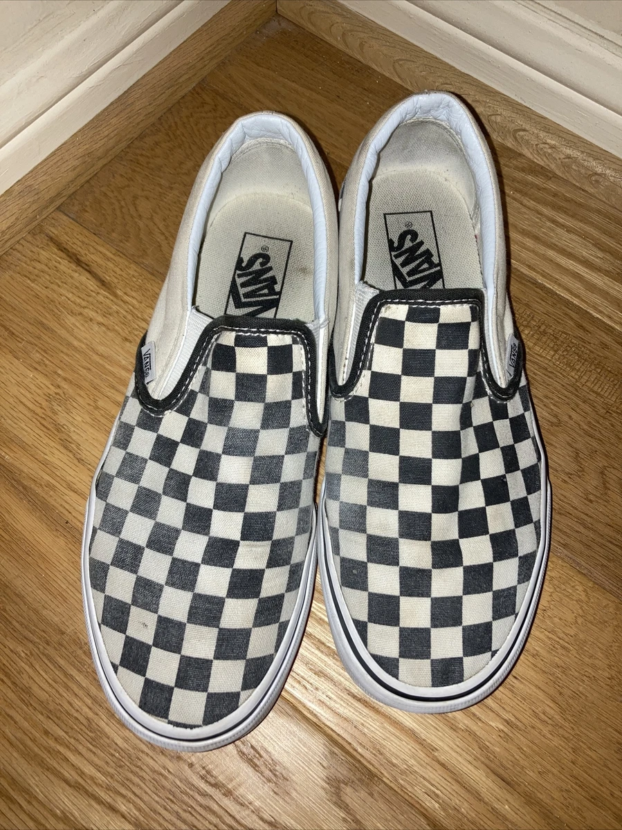 Size 7 VANS Classic Slip On Checkerboard eBay