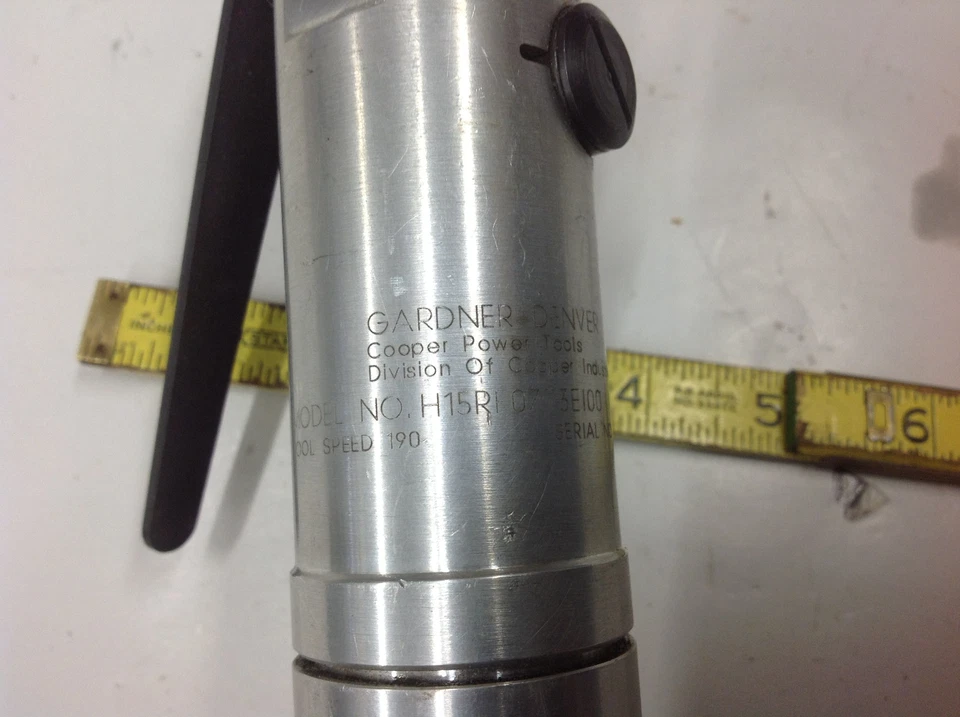 Llave de aire de tuerca de tubo de cabeza hexagonal Gardner Denver H15RF07T3E100 0,715" 190 rpm USADA Foto 3 de 4