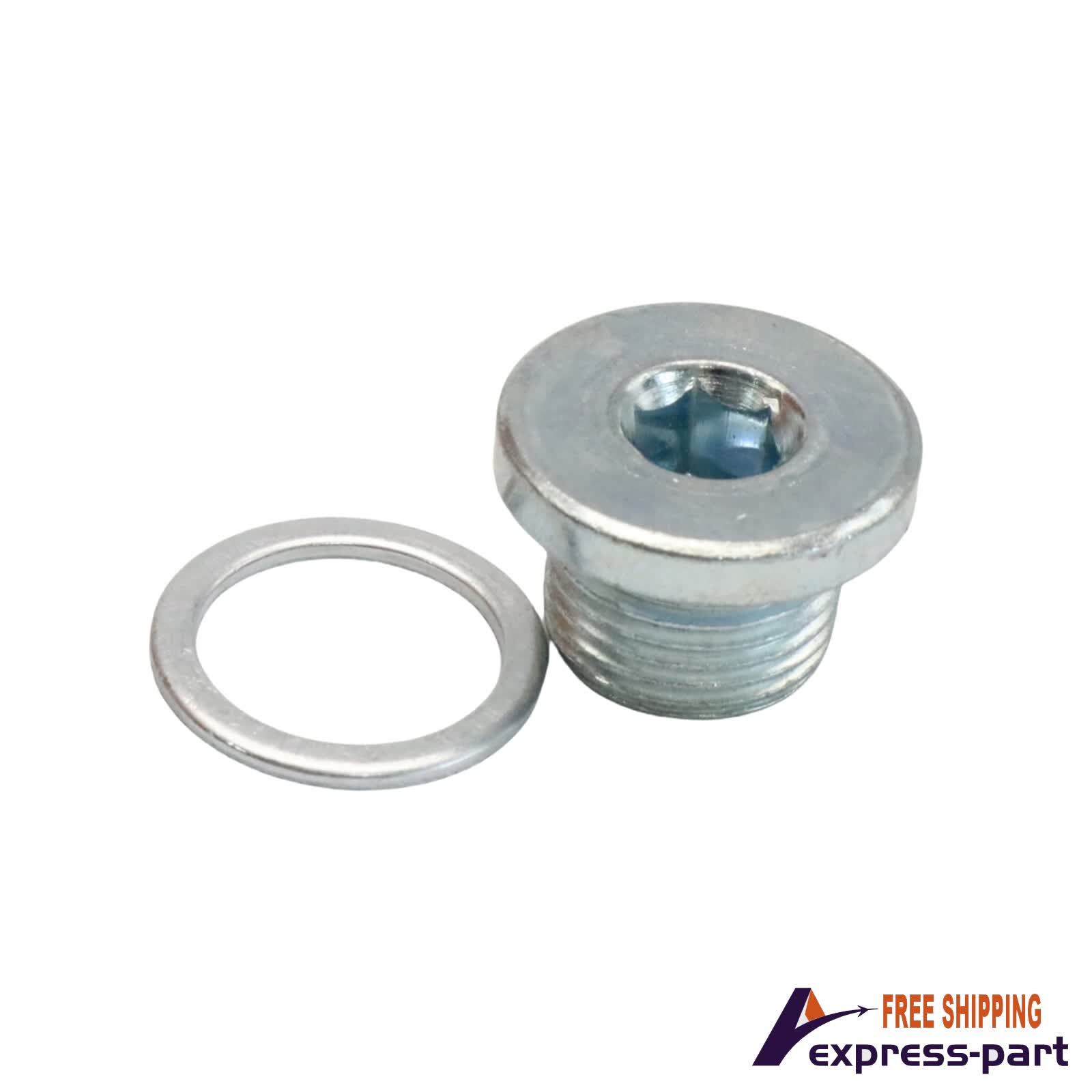 For Porsche Panamera 2010-16 Boxster 2009-16 Engine Oil Drain Plug w/Gasket New