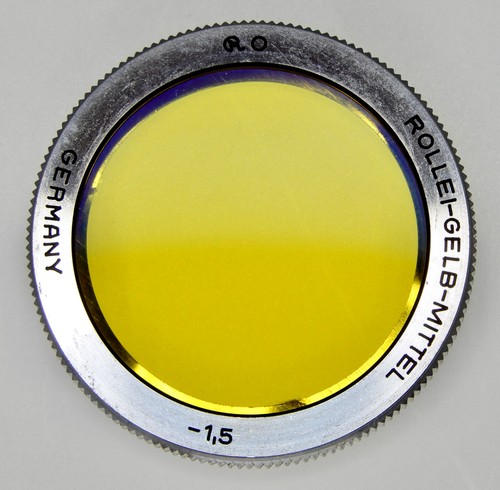 Rollei R0 Gelb-Mittel -1.5 Yellow Filter for Rollei 16 #1 ........... Minty - Picture 3 of 9