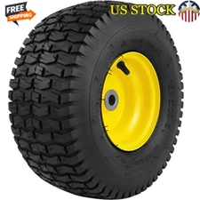 15x6.00-6 Lawn Mower Tire 4 Ply Tubeless Replacement 570lbs Load Capacity New