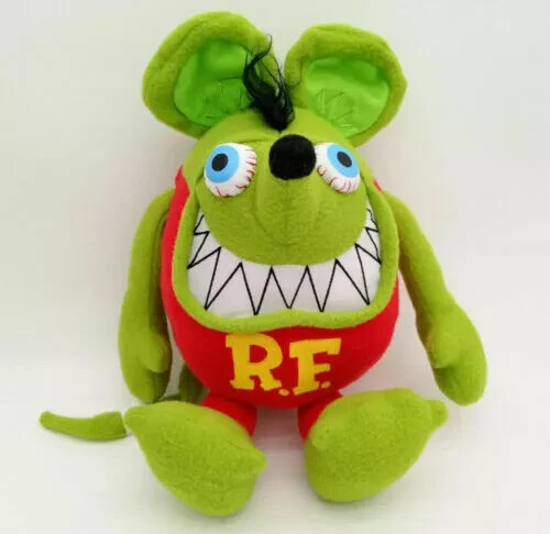 RAT FINK green stuffed plush toy 12"new - Picture 1 of 3