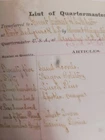Fort Sedgwick Document Dances With Wolves Old West 1866 Rare