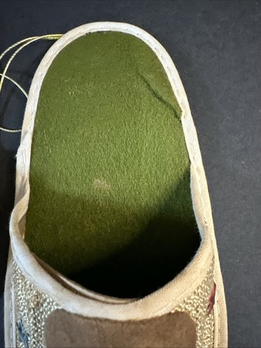 Ciabatta angelo di Natale vintage anni 50 60 ornamenti made in Japan verde oro - Foto 13 di 16