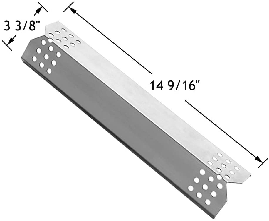 Stainless Steel Flavor Bars Heat Plates 14 9/16" 4pcs for Nexgrill