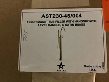 Asteri free standing tub filler