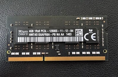 SK Hynix HMT451S6AFR8A-PB 8GB (2x4GB) PC3-12800 DDR3