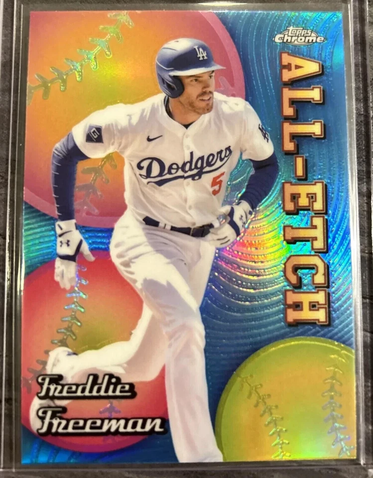 2024 Topps Chrome Update Freddie Freeman All-Etch Insert #CAEU-4
