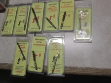 Lot of 8 Pro-Shot Products Nylon Bristles Patch Holder Bore Mop Spear Tip Jag