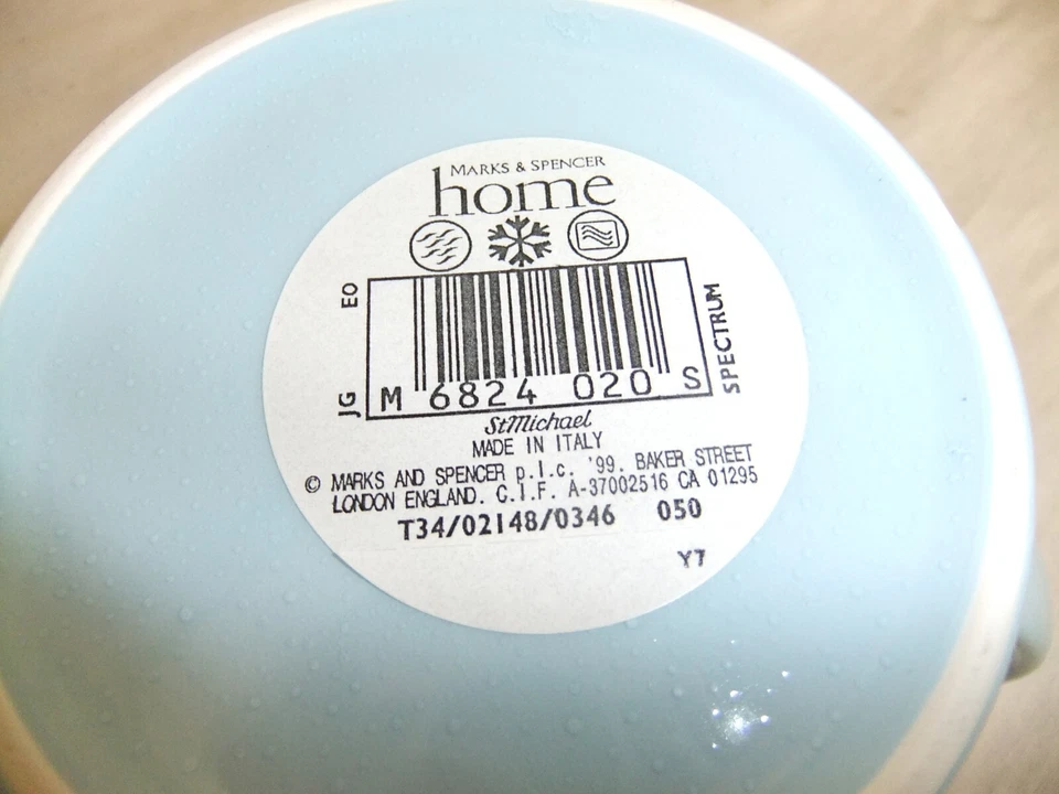 Marks & Spencer HOME - Spectrum (1999) - NEW blue cups & saucers & milk jug 5E2C - Image 2 of 3