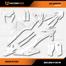 Whiteout Racing Graphics Kit fits KTM 20-23 EXC EXCF XCW 125 150 200 250 300 450