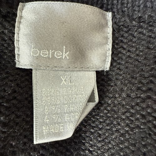 Berek Vintage Celestial Black Sweater Embroidered Beaded XL - Picture 14 of 18